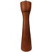 A Fletchers' Mill walnut stain Tronco pepper mill with a wooden handle.