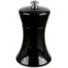 A Fletchers' Mill Sierra black pepper mill with a silver top.