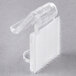 Snap Drape BV Clear Plastic Table Skirt Clip with Velcro® Attachment - 100/Bag