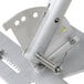 A metal FMP Baffle Boss hood filter lifting fork with screws.