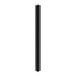 A black cylindrical pole with a screw.