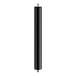 A black metal table base column with screws.