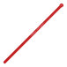 A red plastic bar stick with white text on it.