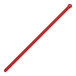 A red plastic WNA Comet Slim Jim straw with holes.