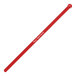 A red plastic Slim Jim stirrer with white text that says "Spirit"