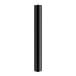 A black cylindrical object with a black rod and screw.