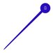 A blue WNA Comet Spirit disc pick with white text on a blue stick.