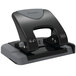 A black and gray Swingline 2 hole puncher.