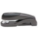 A Swingline Optima 25 Sheet Graphite Black stapler with a black cover.