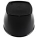 A black plastic bowl with a black lid on it.
