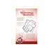 A black and white diagram of a house being laminated with a Fellowes 52226 ImageLast Legal Laminating Pouch.