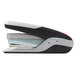 A black and silver Swingline stapler.