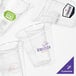 A group of clear Fabri-Kal Nexclear plastic cups.