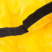 A close up of a yellow Continental caddy bag.