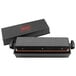 A close up of a black Tablecraft knife sharpening system box with a red logo.