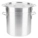 A Thunder Group aluminum double boiler with a lid and handles.