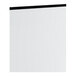A clear plastic strip curtain designed for display coolers, measuring 48 inches by 72 inches.