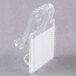 Snap Drape AV Clear Plastic Table Skirt Clip with Velcro® Attachment - 100/Bag