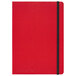Mead 400065003 Casebound Hardcover Red 8 1/4 inch x 5 3/4 inch Legal Ruled Notebook - 71 Sheets