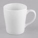 World Tableware SYM-12 Porcelana 12 oz. Bright White Porcelain Seygo Mug - 12/Case