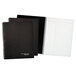 Cambridge Limited 45016 Wirebound Black 9 1/2 inch x 7 1/4 inch Action Planner Business Notebook - 3/Pack