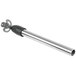 A stainless steel Vollrath upright tube with a black rubber grip.