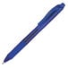 a close-up of a blue pen