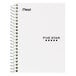 A white spiral notebook with black text that says "College Rule"