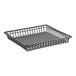 A black wire Clipper Mill by GET square grid basket.