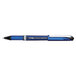 A Pentel EnerGel NV blue pen with a black cap.