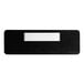 A black rectangular object with a white rectangular object on it with text that says "Employees Only"