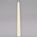 A white Hyoola taper candle with a long stem.