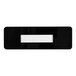 A black rectangular sign with a white rectangle and white text that says "Thank You For Not Smoking"