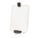 A white rectangular document lift with a black clip and white border.