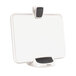 A white rectangular Fellowes document lift with a black and white base.