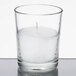 Leola Candle 15 Hour Clear Wax Filled Glass Candle - 48/Case