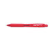 A red Pentel WOW! retractable ballpoint pen with a black tip.