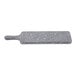 A grey marble Thunder Group melamine serving board with handle.