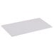 A white rectangular Thunder Group faux marble melamine serving board.