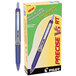 A box of 12 Pilot Precise V5RT blue retractable roller ball pens.