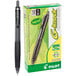 A black box of 12 Pilot G-Knock BeGreen 0.7mm retractable gel pens with black barrels.