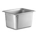 A Vollrath stainless steel hotel pan on a white background.