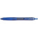 A Pilot G-Knock BeGreen blue pen with a blue cap.