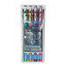 Stride 150295 Schneider Slider Memo XB Assorted Ink with Assorted Barrel Color 1.4mm Ballpoint Stick Pen - 4/Set