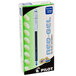 A box of 12 Pilot Neo-Gel blue ink pens with blue barrels.