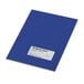 A blue National Casebound chemistry notebook with a white label on it.