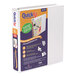 Stride 87020 QuickFit 11 inch x 8 1/2 inch White View Binder with 1 1/2 inch Slant Rings
