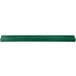 A green rectangular tray rail for a Cambro Versa food bar.