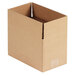 United Facility Supplies 1066 10 inch x 6 inch x 6 inch Kraft Shipping Box - 25/Bundle