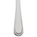 A 10 Strawberry Street stainless steel dinner knife with a beaded handle.